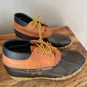 Cabela’s 82-0025 C108 Brown Rubber Slip-On Duck Boots Shoes Mens 10 Womens 12